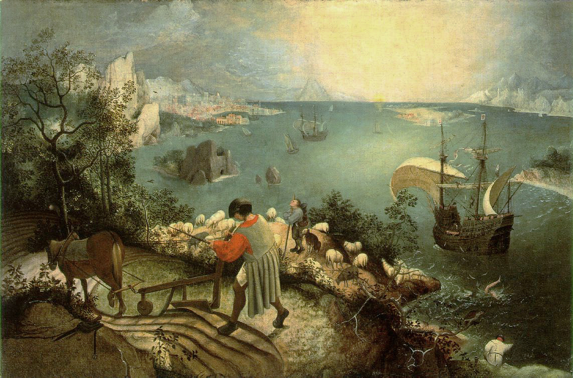 Landscape with the Fall of Icarus by Pieter Bruegel